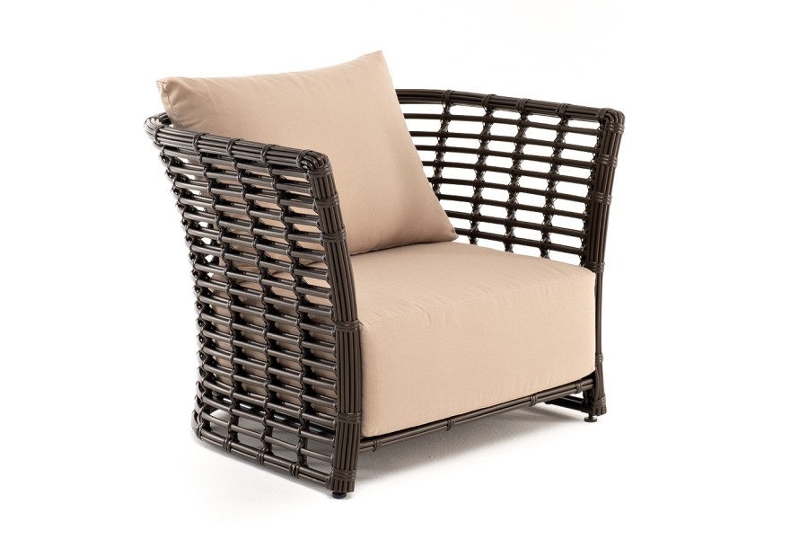 Кресло из искусственного ротанга Валенсия, цвет бронзовый 4sis