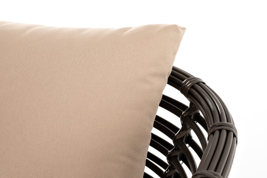 Кресло из искусственного ротанга Валенсия, цвет бронзовый 4sis