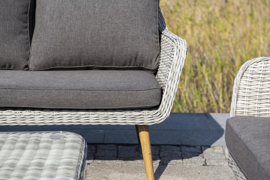 Диван из искусственного ротанга Прованс 4sis