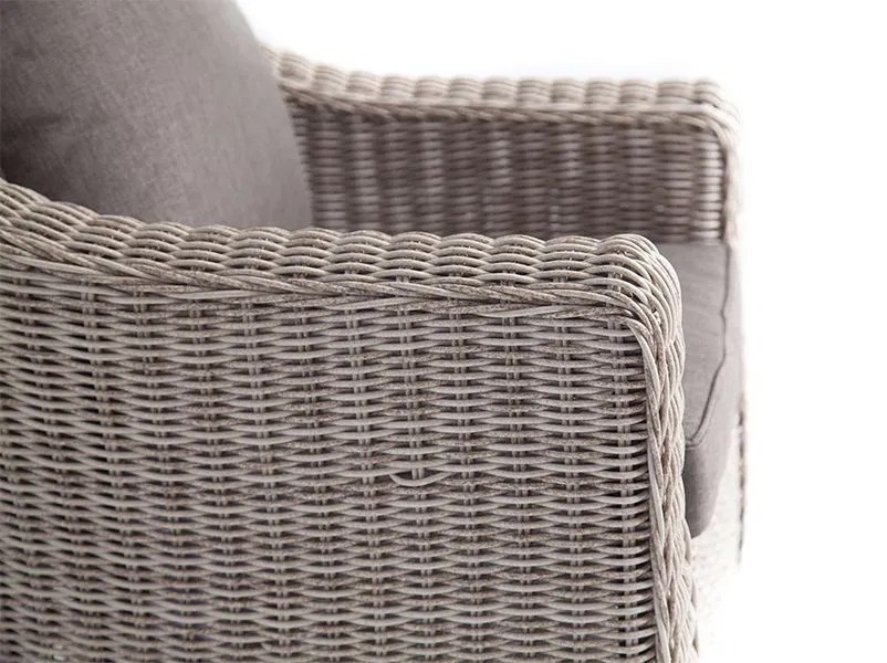 Кресло из искусственного ротанга Кон Панна бежевое 4sis