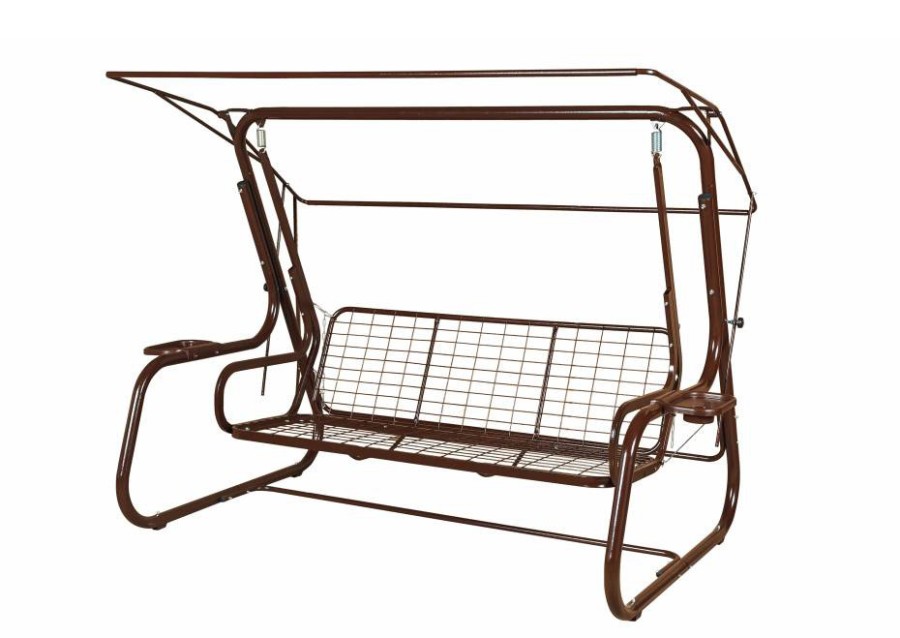 Садовые качели Торнадо Premium шоколад Garden