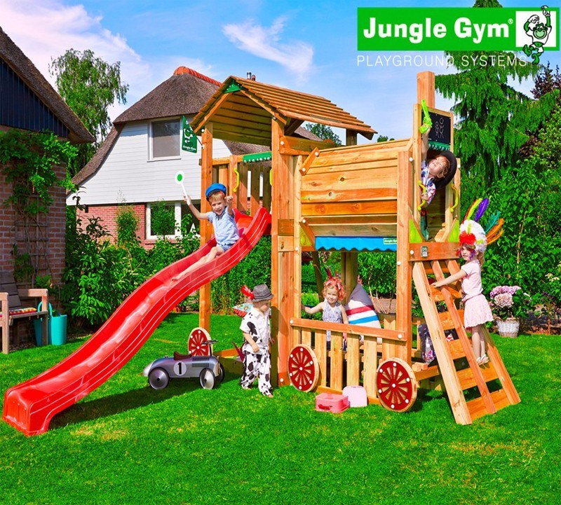 Игровой комплекс Jungle Cottage+Train Module