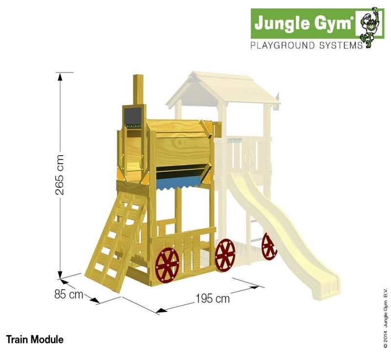 Игровой комплекс Jungle Cottage+Train Module