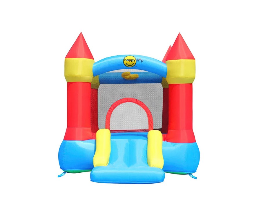 Надувной батут с горкой Мини крепость Happy Hop