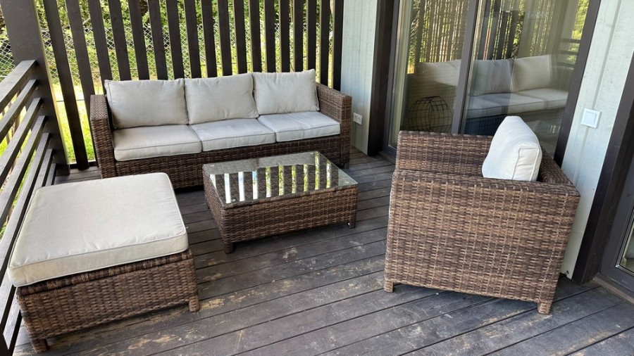 Комплект из искусственного ротанга Royal Family GRAND VICKY коричневый