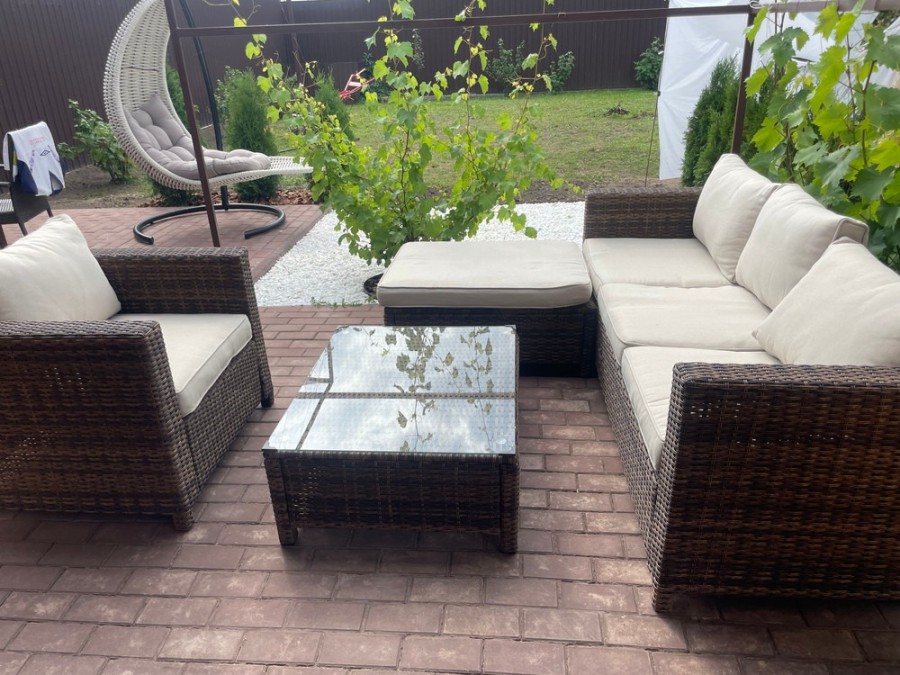 Комплект из искусственного ротанга Royal Family GRAND VICKY коричневый