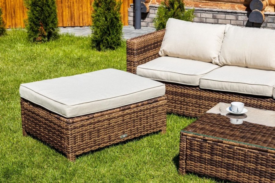 Комплект из искусственного ротанга Royal Family GRAND VICKY коричневый