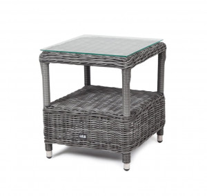 Кофейный столик из искусственного ротанга Форио Graphite 4sis