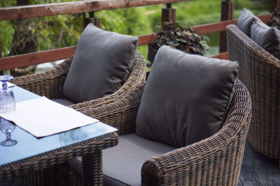 Кресло из искусственного ротанга Кон Панна коричневое 4sis