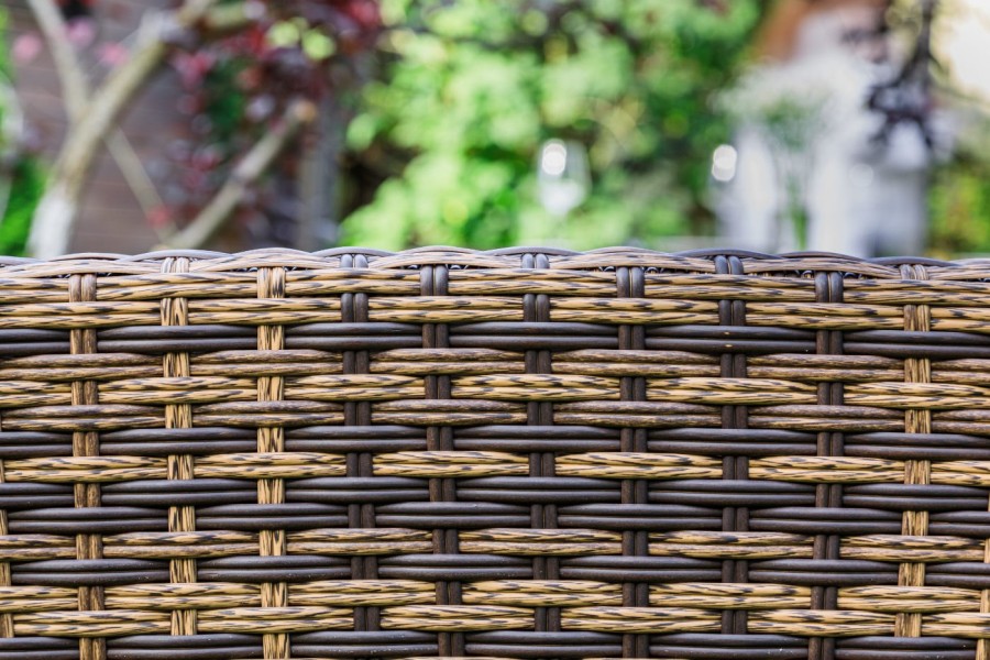 Обеденный комплект из искусственного ротанга Fiona коричневый Royal Family