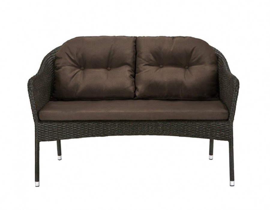 Плетеный диван S54A-W53 Brown Афина