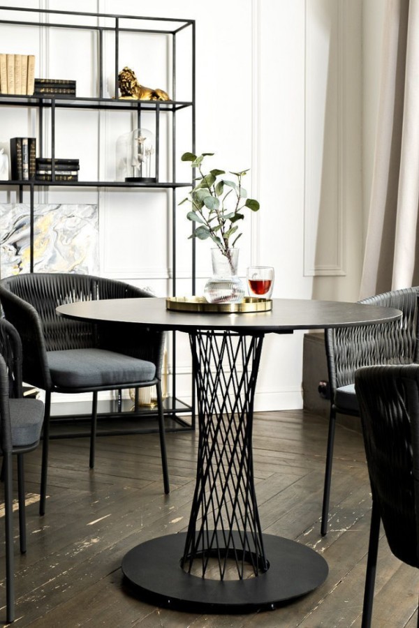 Обеденная группа на 4 персоны Диего серый гранит 4sis