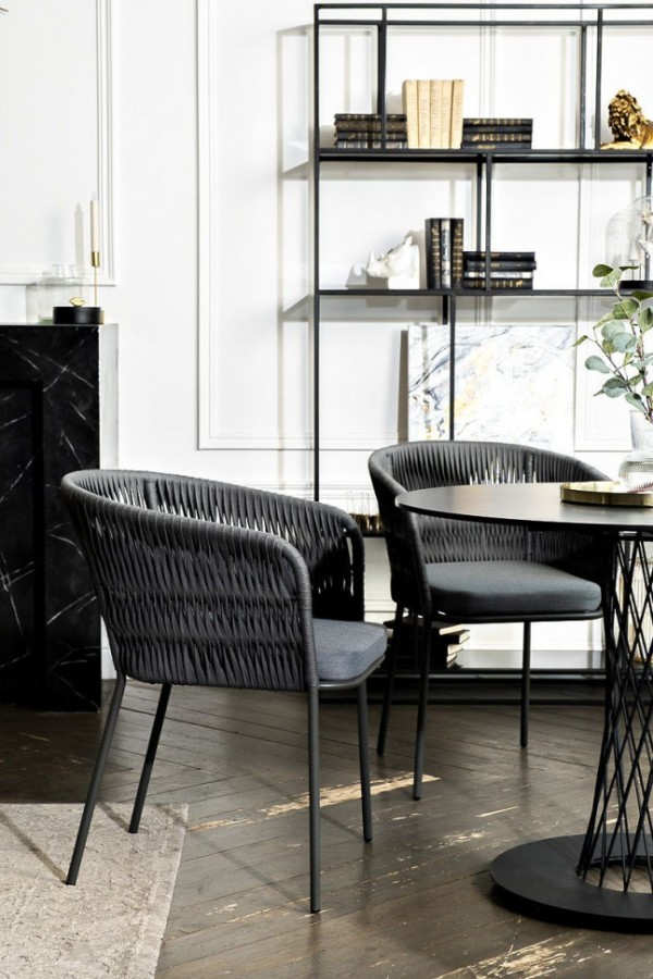 Обеденная группа на 4 персоны Диего серый гранит 4sis