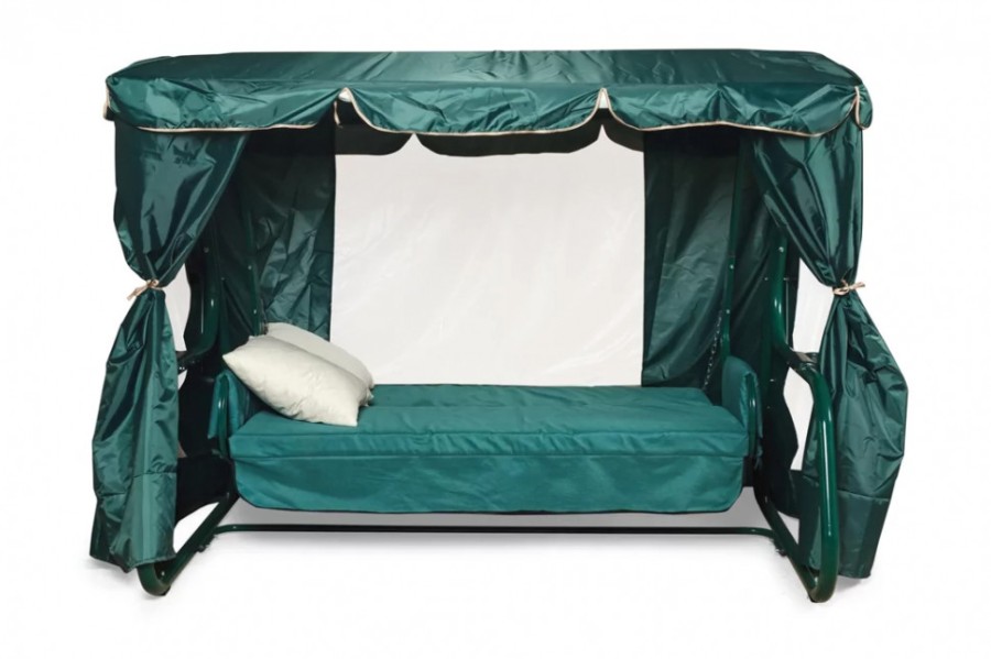 Садовые качели Торнадо Premium, зеленые Garden