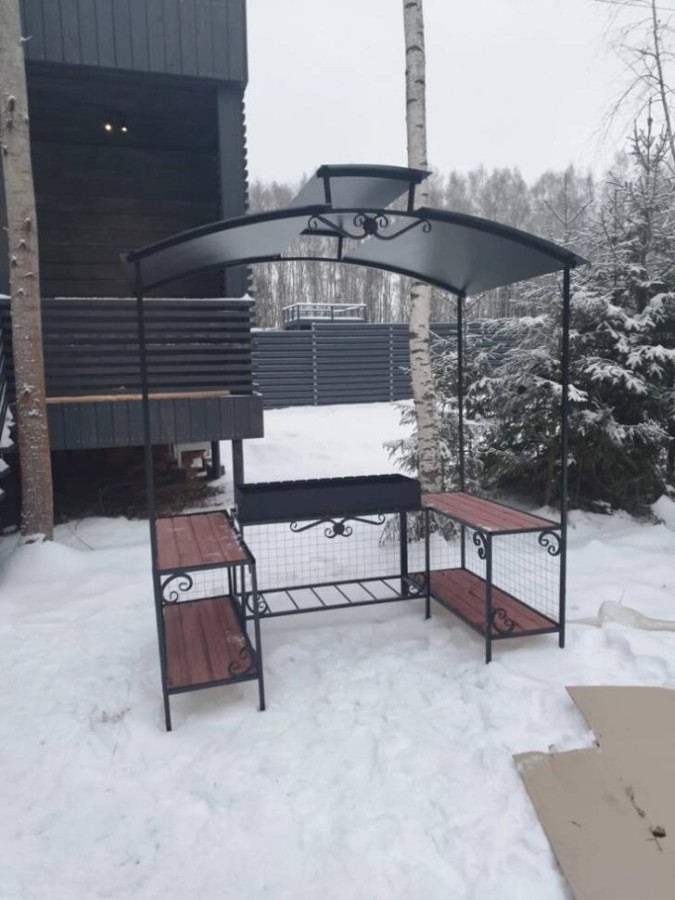 Мангал дачный с беседкой ММ-27 Garden story