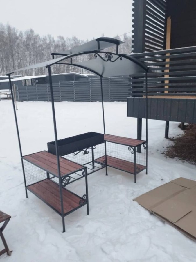Мангал дачный с беседкой ММ-27 Garden story
