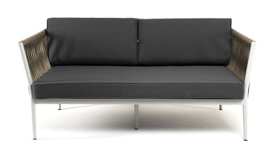 Лаунж-зона 4-местная Касабланка из роупа, серый 4sis