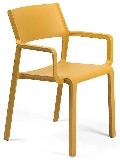 Кресло пластиковое Trill Armchair горчичное Nardi