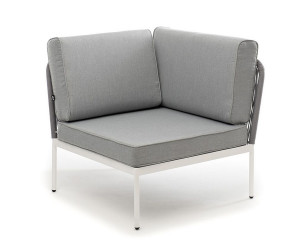 Угловой модуль Канны из роупа, серый 4sis