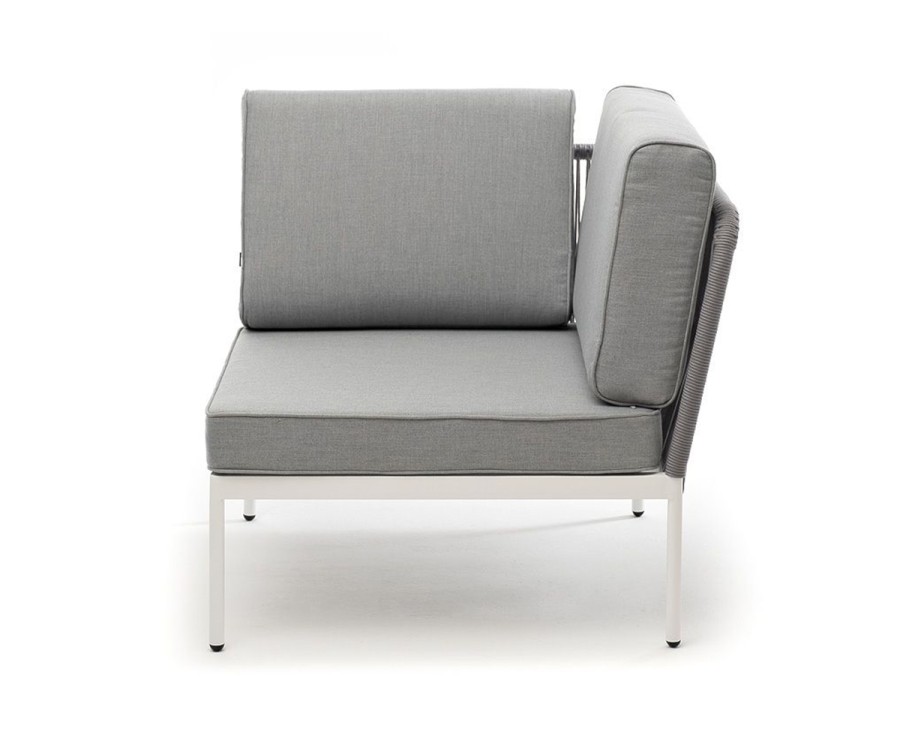 Угловой модуль Канны из роупа, серый 4sis