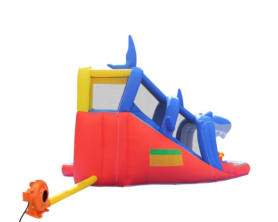 Надувная водная горка Акула 3 Happy Hop