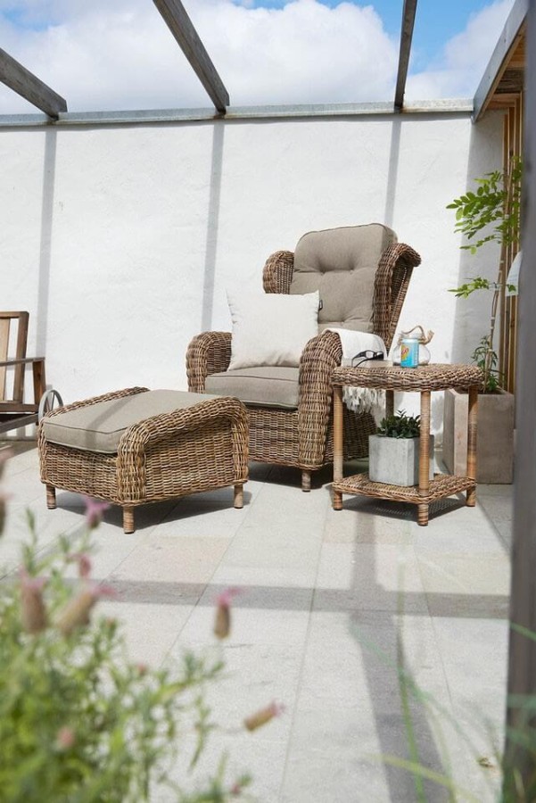 Кофейный столик из ротанга Catherine Brafab