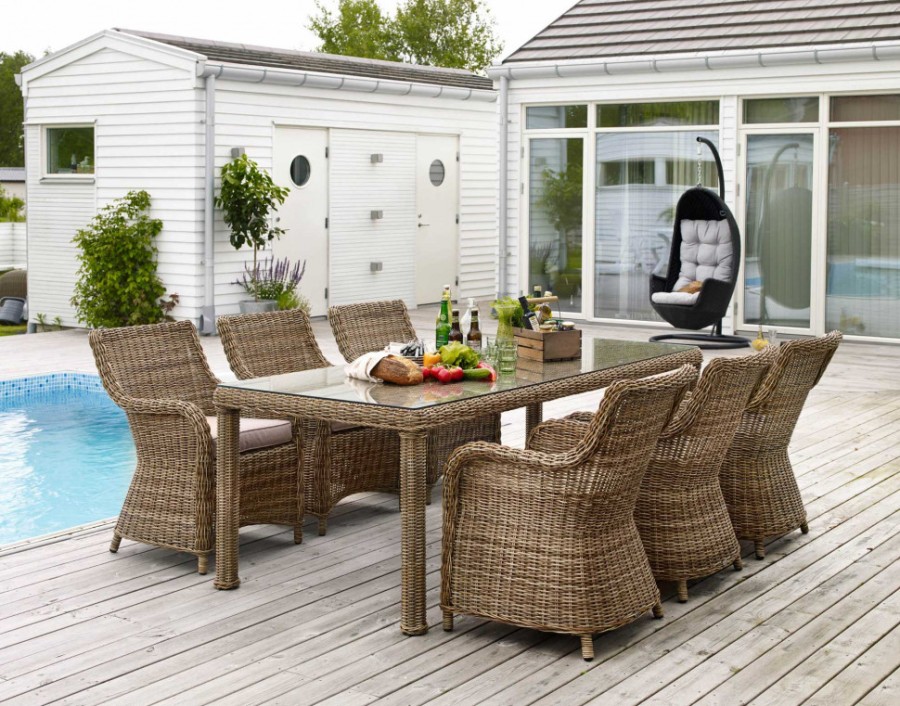 Кофейный столик из ротанга Catherine Brafab