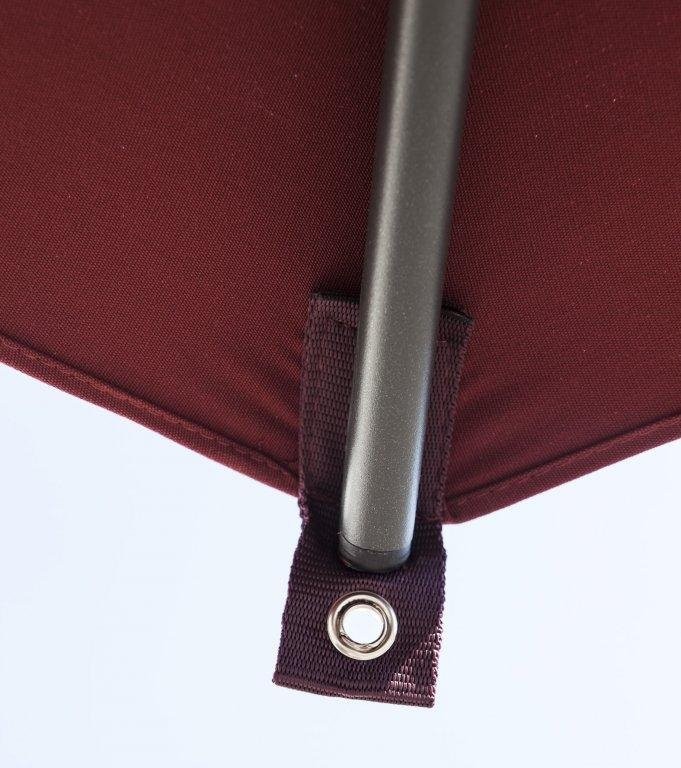 Зонт профессиональный Napoli Standard, бордовый Scolaro