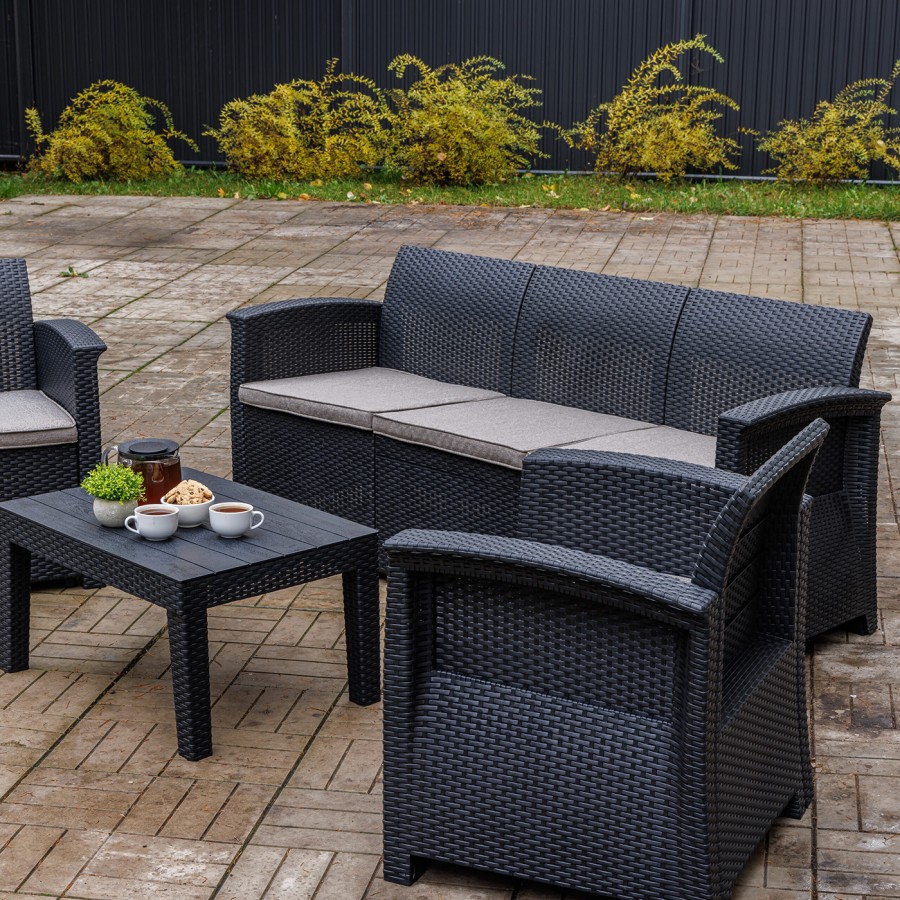 Лаунж зона LILY с трехместным диваном Royal Family 