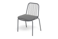 Cтул Кастелло, темно-серый (RAL7024) муар, ткань темно-серая 027 4sis