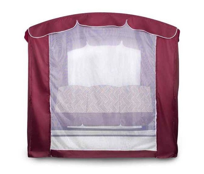 Садовые качели трехместные Оазис Люкс, бордо