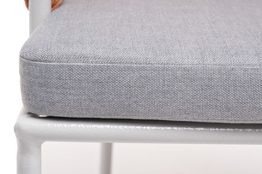 Плетеный стул Диего из роупа оранжевый 4sis