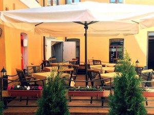 Зонт профессиональный Napoli Standard, слоновая кость Scolaro