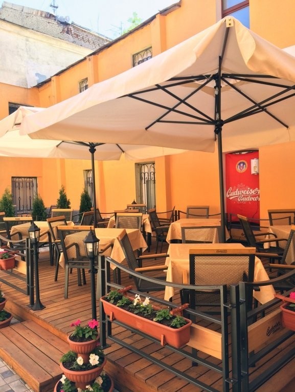 Зонт профессиональный Napoli Standard, слоновая кость Scolaro