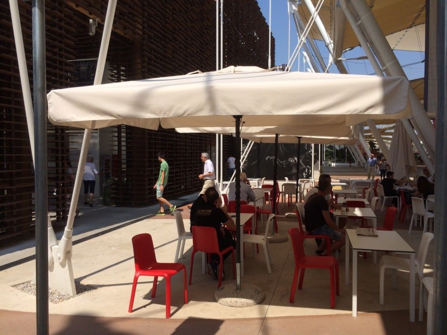 Зонт профессиональный Napoli Standard, слоновая кость Scolaro