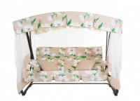 Садовые качели Турин Премиум FLOWER Ольса