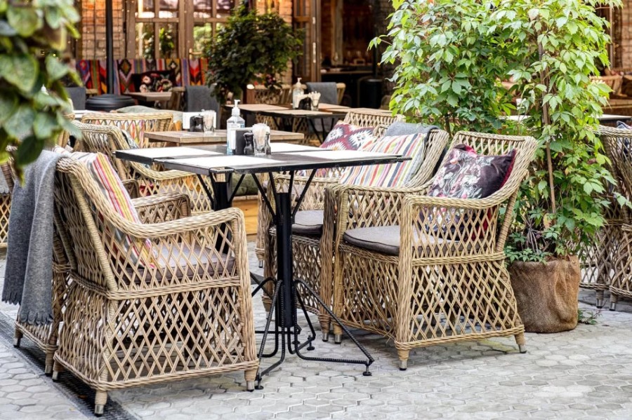 Кресло из искусственного ротанга Латте 4sis