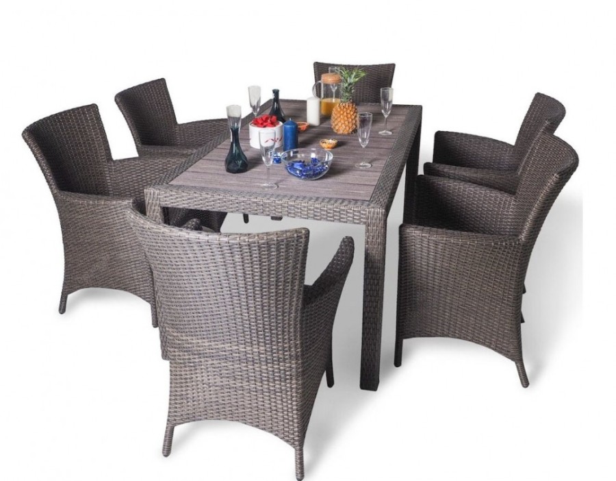 Обеденный комплект с креслами КАПРИ Garden