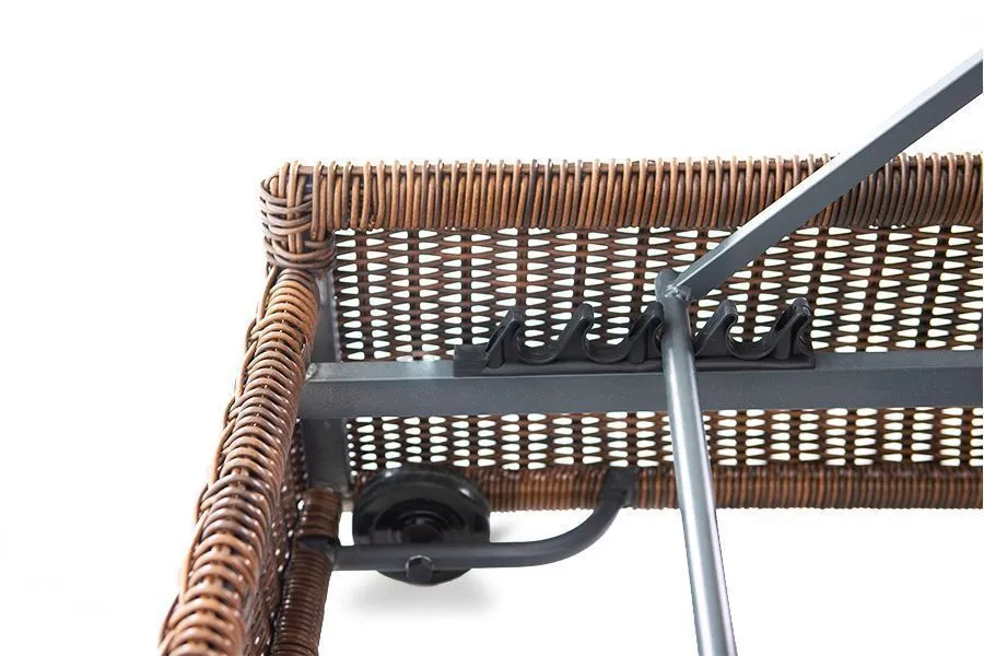 Шезлонг Рим коричневый 4sis