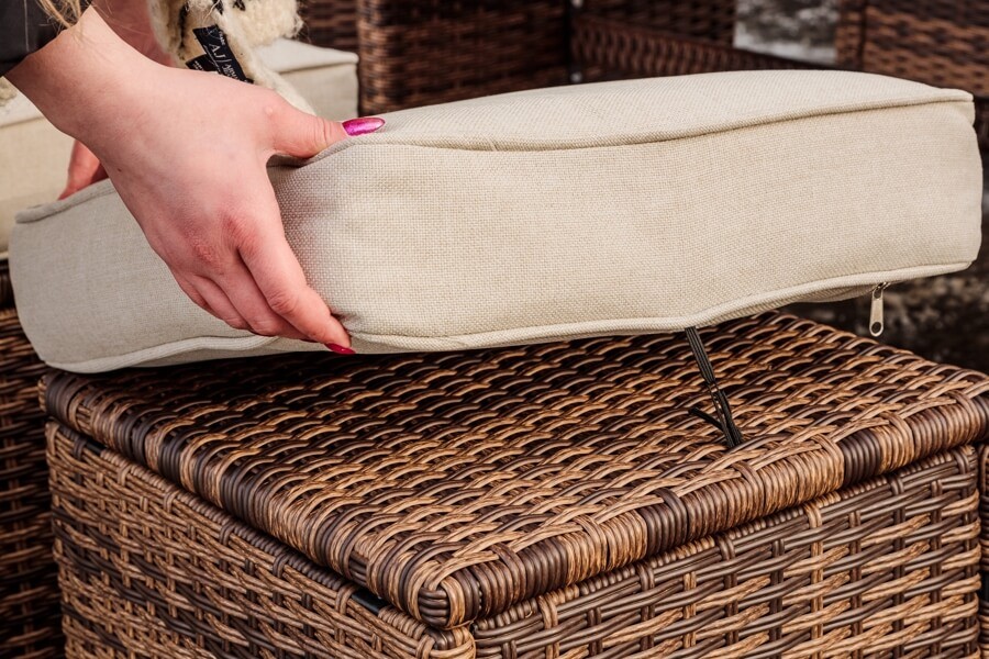 Комплект мебели ZOYA из искусственного ротанга коричневый Royal Family