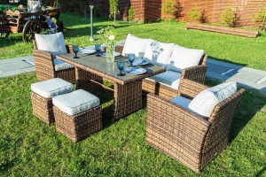 Комплект мебели ZOYA из искусственного ротанга коричневый Royal Family