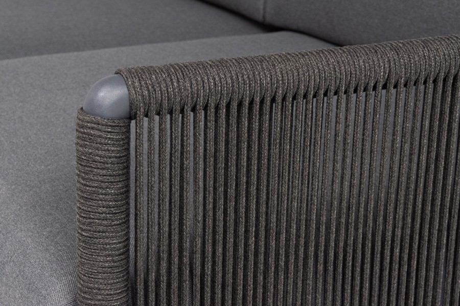 Кресло Джелло роуп темно-серый круглый 4sis 