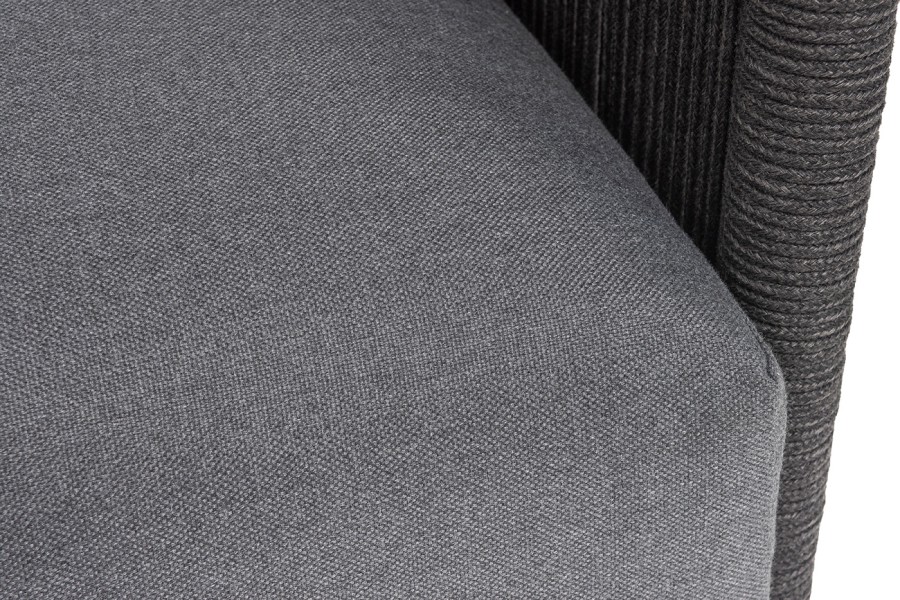 Кресло Джелло роуп темно-серый круглый 4sis 