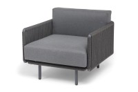 Кресло Джелло роуп темно-серый круглый 4sis 