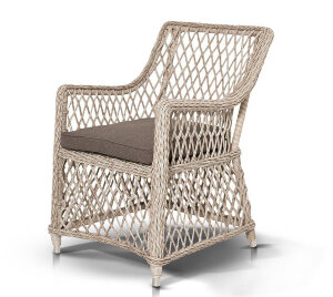 Кресло из искусственного ротанга Латте Beige 4sis