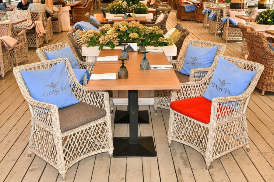 Кресло из искусственного ротанга Латте Beige 4sis