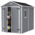 Пластиковый сарай Manor Pent Double Door 6x8 фута Keter