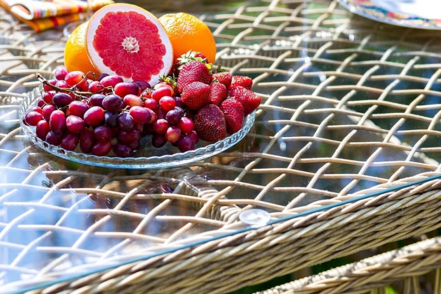 Обеденный плетеный стол Oslo Joygarden