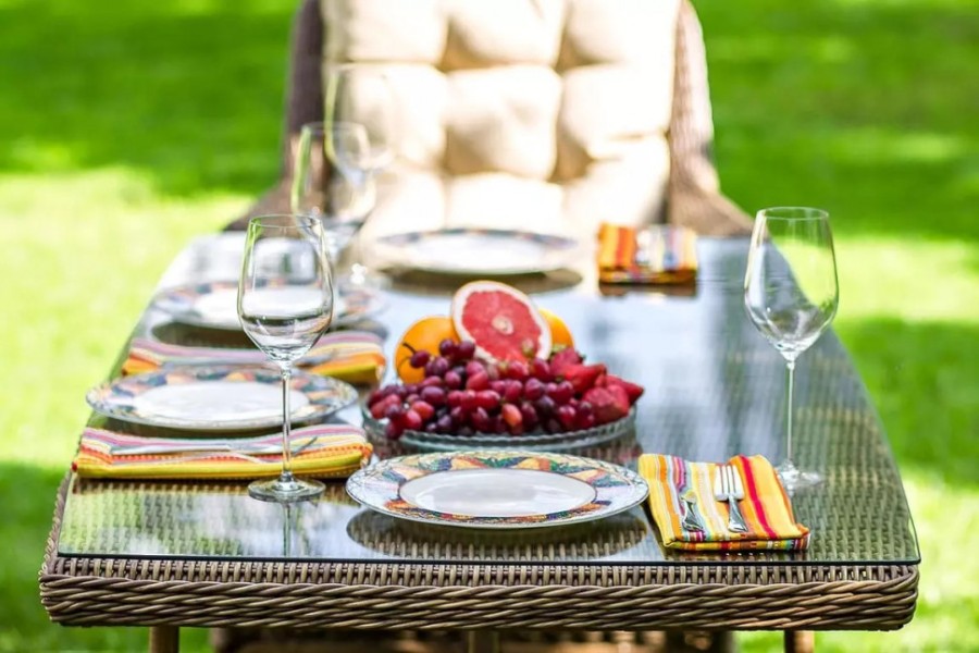 Плетеный стол Opal 150 Joygarden