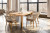 Обеденная группа на 6 персон Мадейра бежевая из дуба 4sis